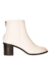 RAG & BONE Willow Studded Ivory Leather Booties,W266F232F125ONL