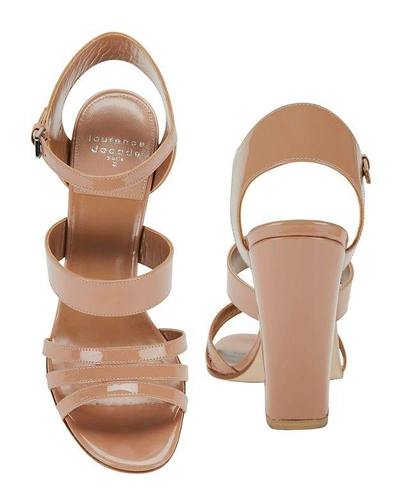 Shop Laurence Dacade Ninon Nude Patent Leather High Heel Sandals