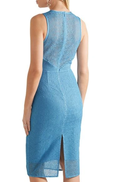 Shop Diane Von Furstenberg Paneled Lace Dress
