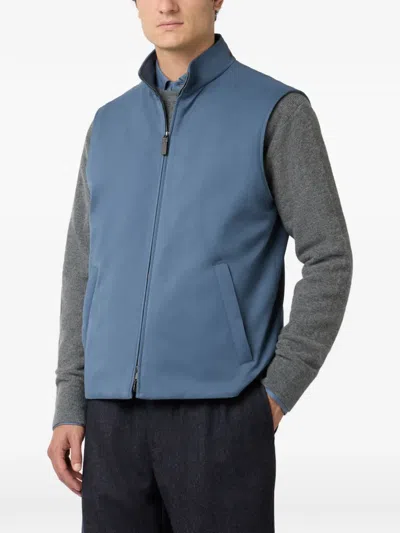 Tod's Gilet In Soft Touch Microfiber In Animal Print
