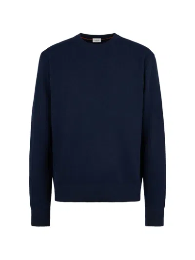 Tod's Round-neck Pullover In Cashmere In Blue