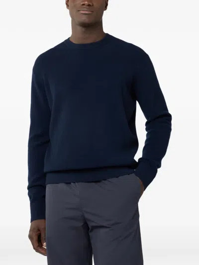 Tod's Round-neck Pullover In Cashmere In Blue