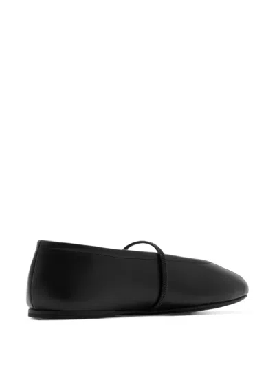 Miu Miu Logo-embossed Elasticated-strap Ballet Flats In Multi