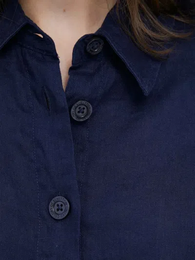 Benetton Buttoned Shirt In Blue