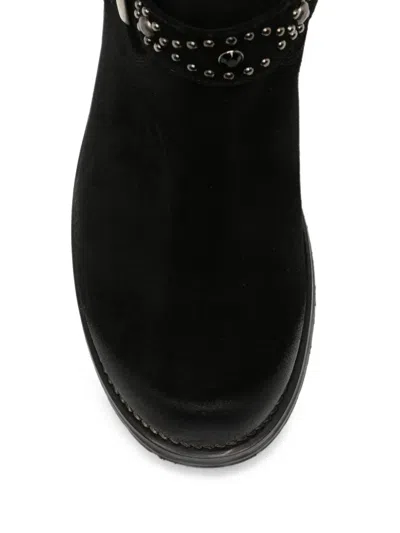 Second / Layer Rider Buckled Boots In Black