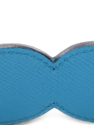 Pre-owned Hermes 2021 Linkon Chain Anchor Shoulder Strap In Blue