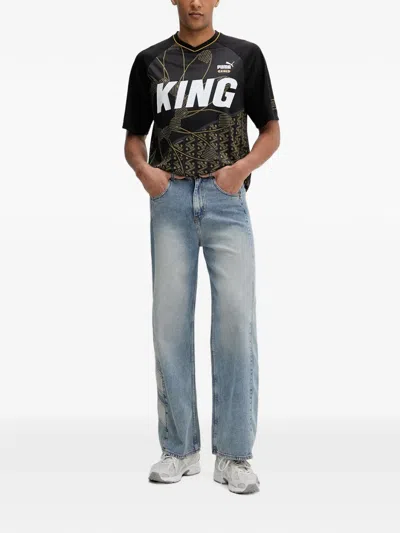 Puma King Logo-print T-shirt In Multi