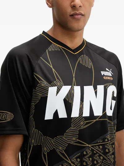 Puma King Logo-print T-shirt In Multi