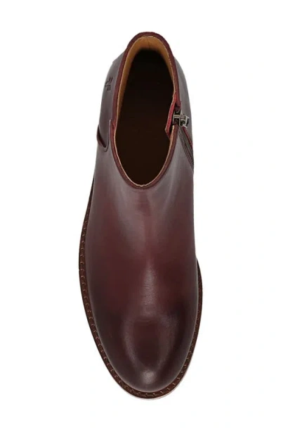 Frye Carson 2 Piping Bootie In Merlot