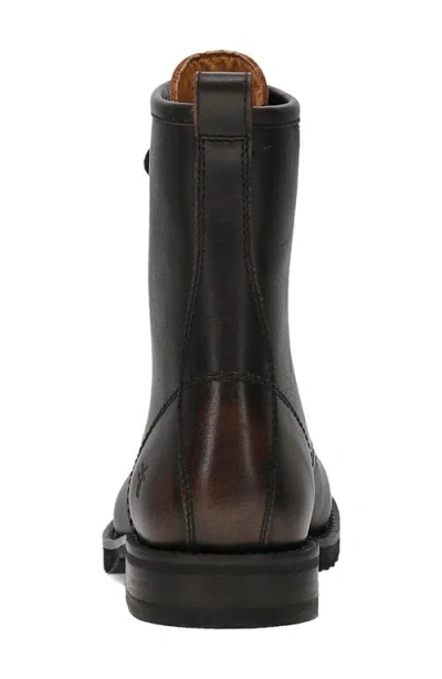 Frye Veronica Flex Combat Boot In Antique Brown