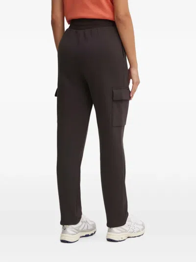Puma Logo-print Cargo Pants In Black