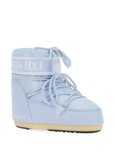 Moon Boot Icon Logo-print Boots In Blue