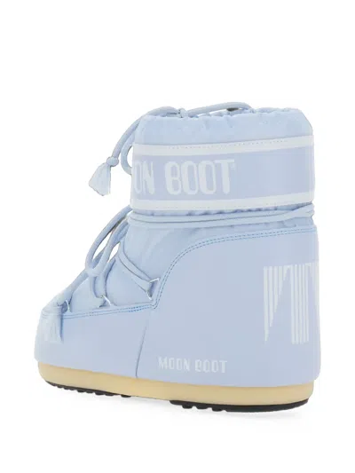 Moon Boot Icon Logo-print Boots In Blue