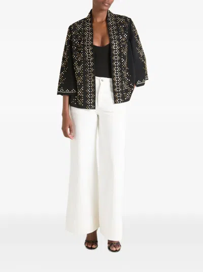 Temperley London Oberon Stud-embellished Jacket In Black
