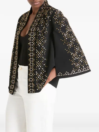 Temperley London Oberon Stud-embellished Jacket In Black
