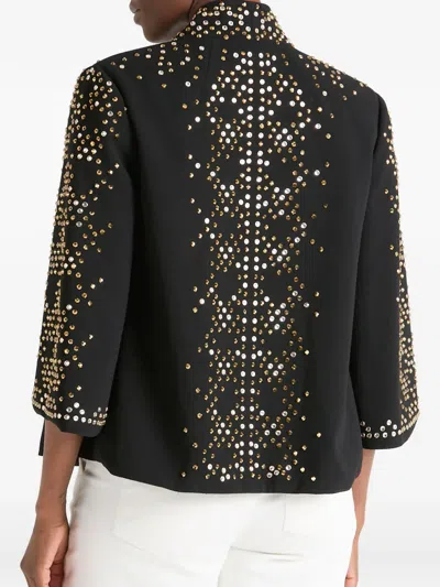 Temperley London Oberon Stud-embellished Jacket In Black