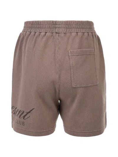 Represent Logo-print Shorts In Brown