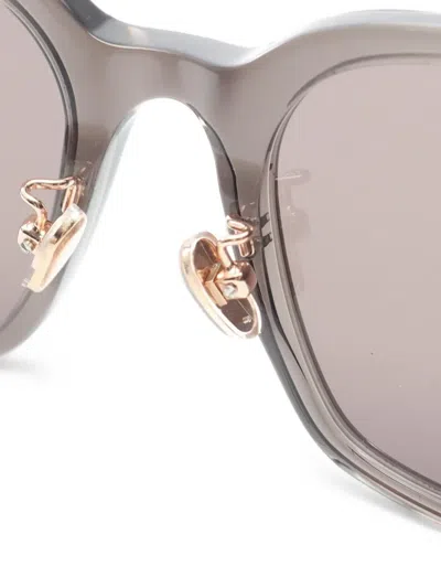 Pre-owned Tom Ford 2020s Square Frame Sunglasses In Grey