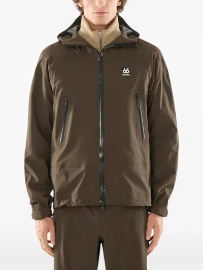 66 North Snæfell Shell Jacket In Brown