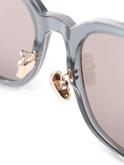 Pre-owned Tom Ford 2020s Square-frame Sunglasses In Blue