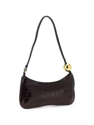 Jacquemus Le Bisou Perle Croc-effect Leather Shoulder Bag In Pattern