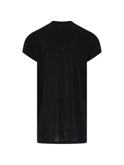 Rick Owens Oversized Cotton T-shirt In Black