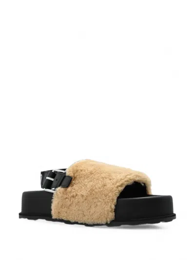 Moschino Platform Sandals In Multi