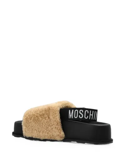 Moschino Platform Sandals In Multi