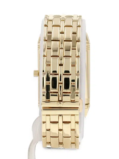 Pre-owned Jaeger-lecoultre 2000s Reverso 22mm Rectangular Watch In White