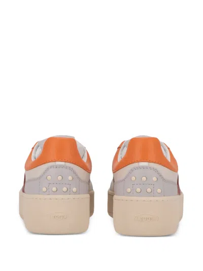 Tod's Gommino Platform Sneakers In Multi
