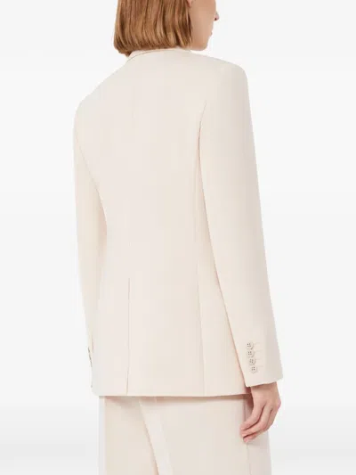 Max Mara Single-breasted Blazer In Neutral