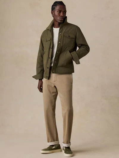 Faherty Frontier Trucker In Olive
