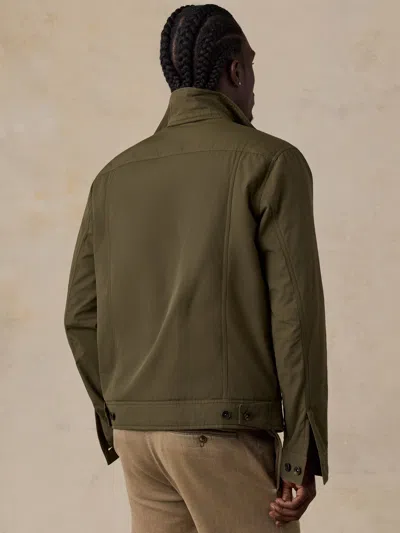 Faherty Frontier Trucker In Olive