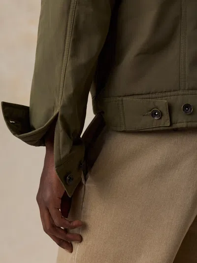 Faherty Frontier Trucker In Olive
