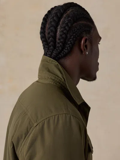 Faherty Frontier Trucker In Olive
