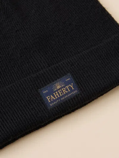 Faherty Essential Beanie In Black