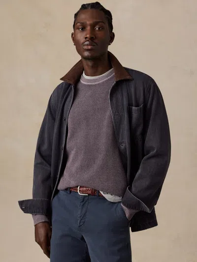 Faherty High Ridge Twill Studio Jacket In Blue