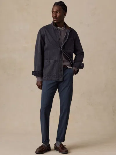 Faherty High Ridge Twill Studio Jacket In Blue