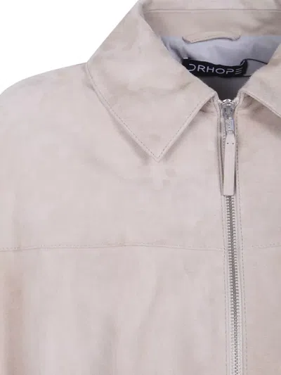 Drhope Suede Bomber Jacket