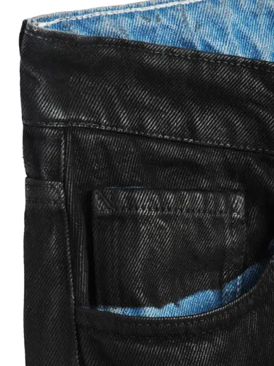 Ymc You Must Create Silver Jeans In Black