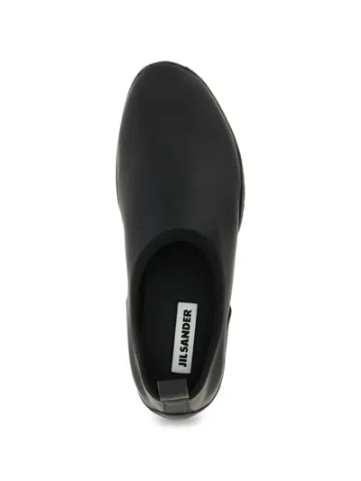 Jil Sander Elbe Slipper In Black