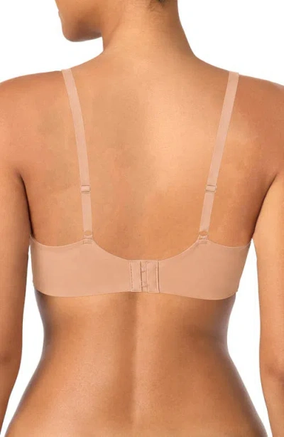 Dkny Microfiber Wireless Bra In Sand