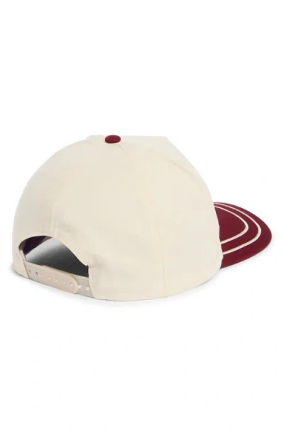 David & Young Tailgate Captain Snapback Cap In Maroon