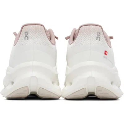 On Cloudtilt Tech Fabric Cushied Sole Sneakers In White