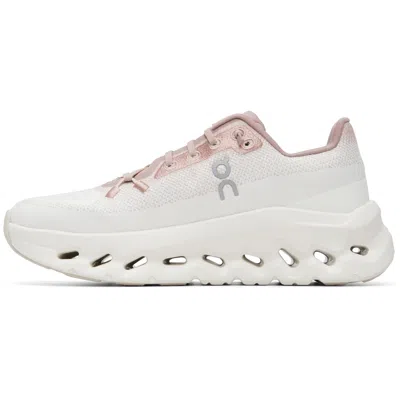 On Cloudtilt Tech Fabric Cushied Sole Sneakers In White