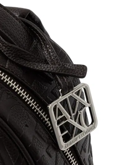 Armani Exchange Logo-embossed Backpack In Pattern