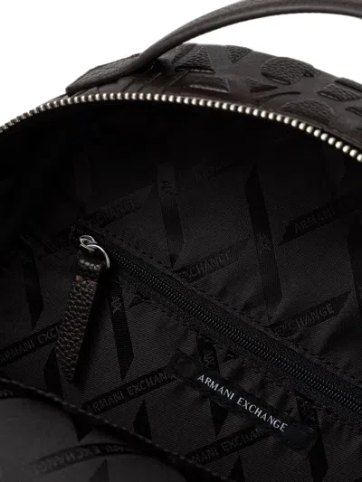 Armani Exchange Logo-embossed Backpack In Pattern