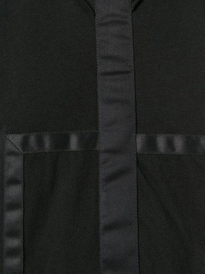 Shop Rick Owens Drkshdw Panelled T-shirt - Black