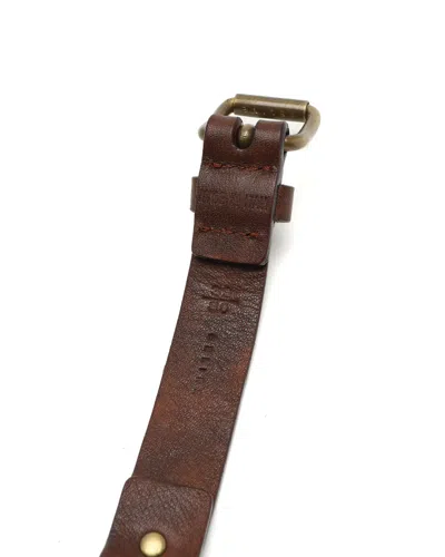 Pre-owned Celine Céline Bullet Belt In Brown