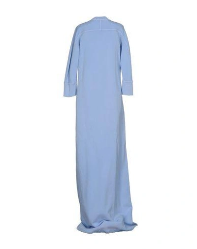 Shop Dsquared2 Long Dress In Sky Blue